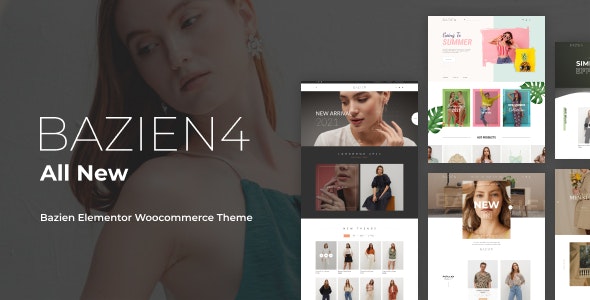 Bazien v4.0.4 – Elementor WooCommerce 主题