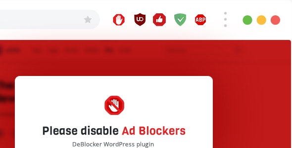 DeBlocker v3.4.10（已汉化） –用于WordPress插件的反AdBlock