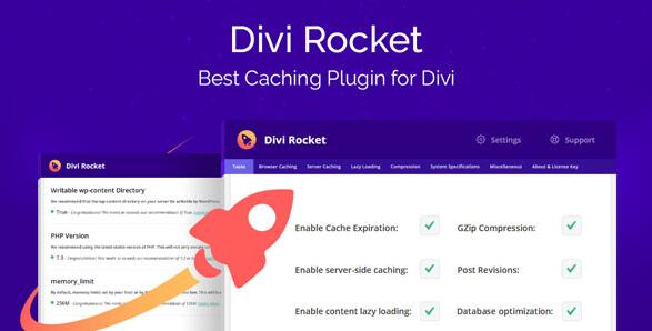 Divi Rocket v1.0.49 破解版（已汉化） – Divi缓存插件