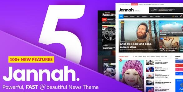 Jannah v7.3.6 破解版– Newspaper Magazine News BuddyPress AMP