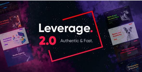 Leverage v2.1.9（已汉化） – WordPress金融主题