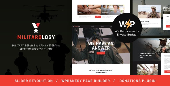 Militarology v1.0.4 – 军事服务 WordPress 主题