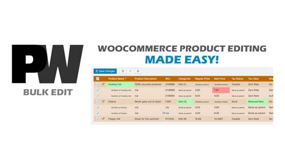 PW WooCommerce Bulk Edit Pro v2.350破解版（已汉化） – WooCommerce批量编辑产品插件