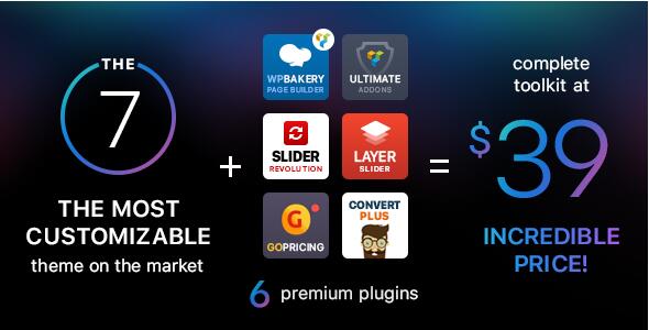 The7 v12.1.0破解版（已汉化）+完整演示–用于WordPress的多功能网站构建工具包