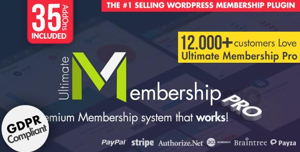 Ultimate Membership Pro v12.8无限激活版（已汉化）- WordPress会员插件