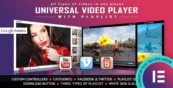 Universal Video Player v3.8.3(汉化50%) – WordPress播放器插件