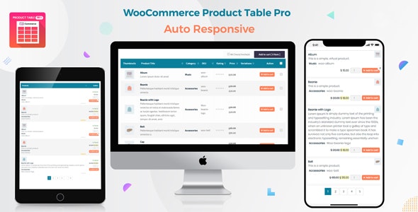 Woo Product Table Pro v9.1.0破解版–WooCommerce产品表插件