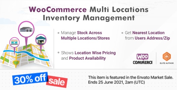 WooCommerce Multi Locations Inventory Management v4.1.3独家破解（已汉化）