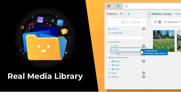 WordPress Real Media Library 4.22.25（已汉化）–文件夹和文件管理器插件