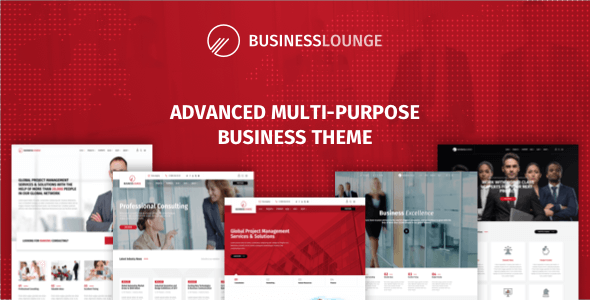 Business Lounge v1.9.12 – WordPress金融主题