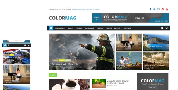 ColorMag Pro v5.0.5 – WordPress新闻主题