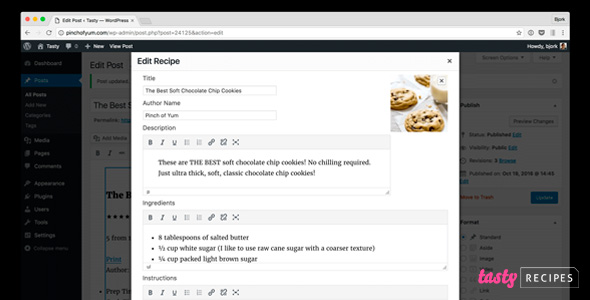 Tasty Recipes v3.12.2 – WordPres美食网站插件
