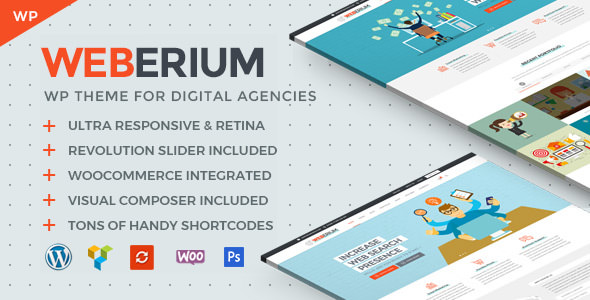 Weberium v1.23 –响应式WordPress主题