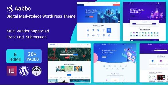 Aabbe v4.0.0破解版（已汉化） –数字市场WordPress主题