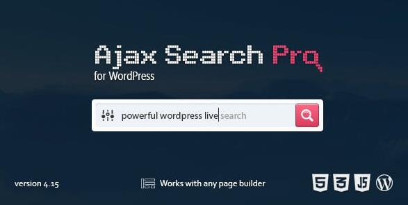 Ajax Search Pro v4.26.16（已汉化）  – 实时WordPress搜索和过滤器插件