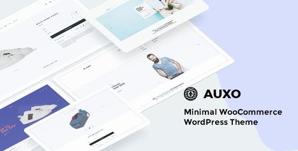 Auxo v1.1.0 – 最小的 WooCommerce 购物 WordPress 主题