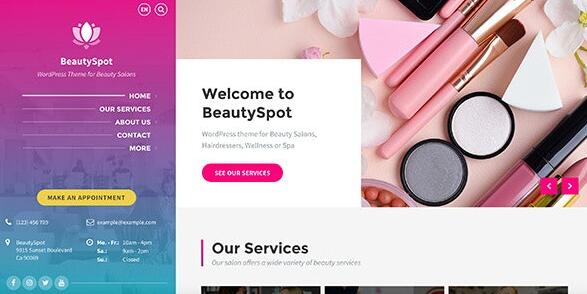 BeautySpot v3.5.8破解版 – WordPress美容院主题