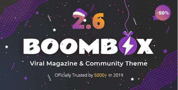 BoomBox v2.9.2破解版（已汉化） – WordPress杂志主题