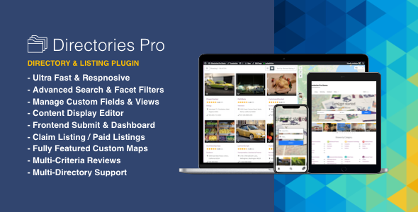 Directories Pro v1.14.21 – WordPress目录插件