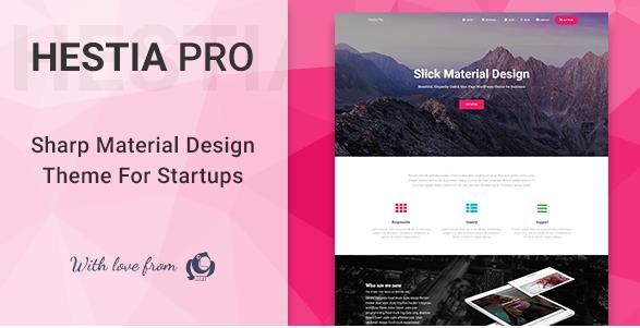 Hestia Pro v3.1.1 – WordPress多功能主题
