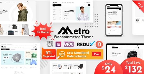 Metro v2.11.0（已汉化） – WordPress商店主题