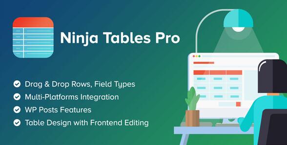 Ninja Tables Pro v5.0.8破解版（已汉化）- 最快，最多样化的WP DataTables插件