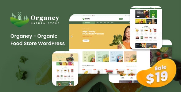 Organey v1.5.1 – 有机食品 WooCommerce WordPress 主题