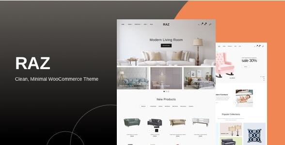 Raz v1.2.0破解版 – 最小的WooCommerce主题