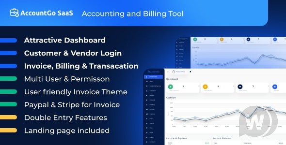 AccountGo SaaS v6.5破解版 – 会计和计费源码