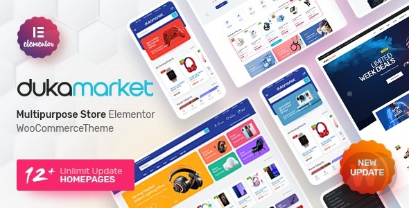 DukaMarket v1.0.9 –  WordPress 多用途主题