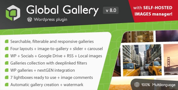 Global Gallery v9.0.6（已汉化） – WordPress响应式画廊插件