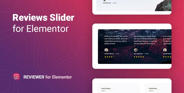 Reviewer v1.0.5 – Elementor 的评论滑块