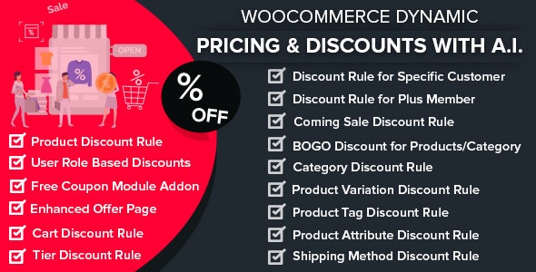 WooCommerce Dynamic Pricing & Discounts with AI v2.6.1 – WooCommerce 动态定价折扣插件