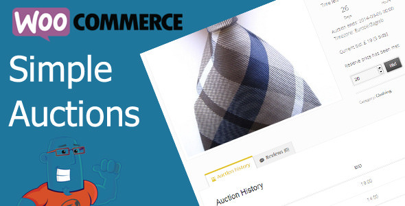 WooCommerce Simple Auctions v3.0.4（已汉化） – WooCommerce简单拍卖插件