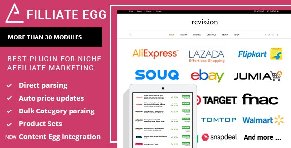 Affiliate Egg v10.9.16已激活版（已汉化） – WordPress利基联盟营销插件