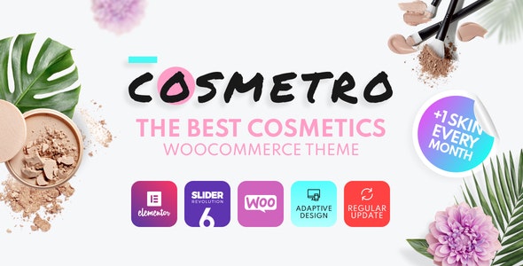 Cosmetro v4.0.6 – 化妆品商店 Elementor WooCommerce 主题