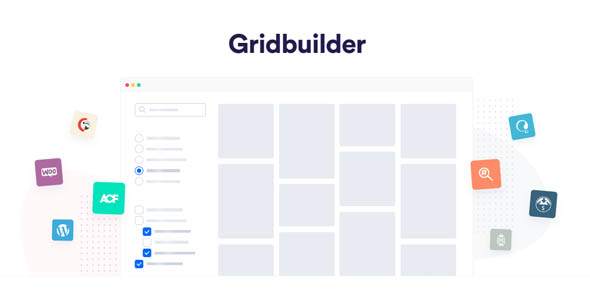 WP Grid Builder v2.1.3（已汉化） – WordPress高级可过滤和多面网格插件