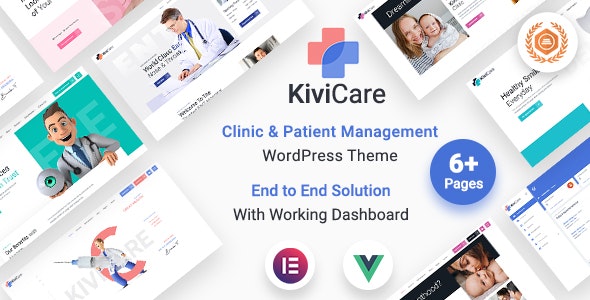 KiviCare v2.1.4 – WordPress诊所和患者管理主题