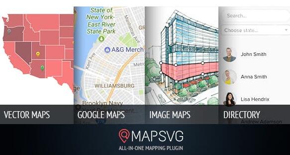 MapSVG v8.3.23 – WordPress地图插件