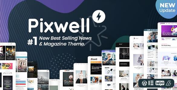 Pixwell v10.5 –WordPress现代杂志主题