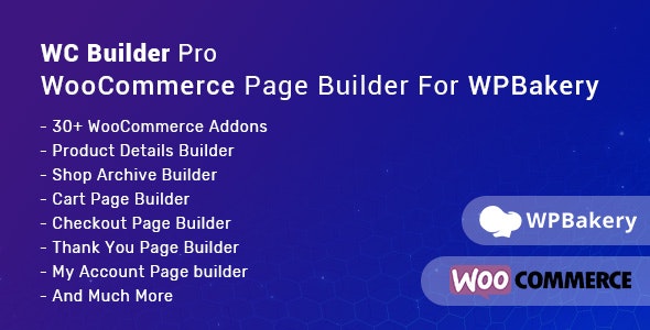 WC Builder Pro v2.0.2 – WPBakery的WooCommerce页面生成器