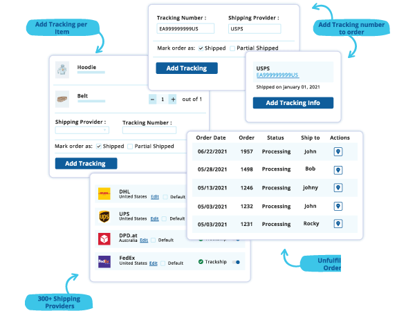 AST Fulfillment Manager ( FORMERLY Advanced Shipment Tracking Pro ) (AST) v4.6（已汉化） – WooCommerce订单跟踪物流同步插件