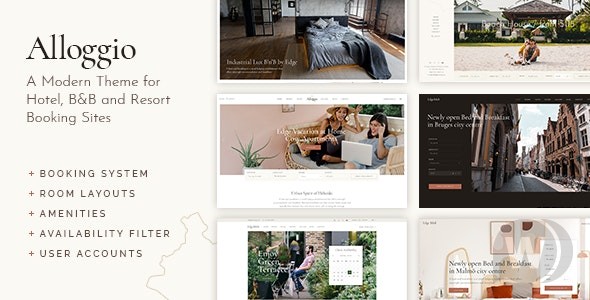 Allloggio v1.8 – 酒店预订 WordPress 主题