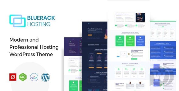 Bluerack v2.3 – 现代托管 WordPress 主题