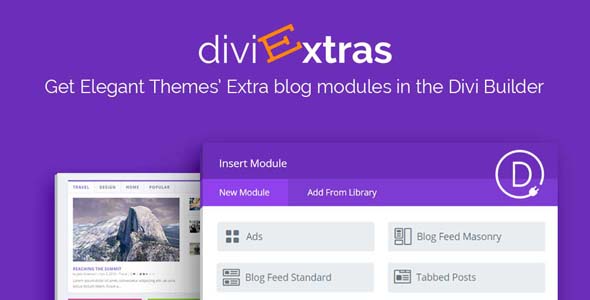 Divi Extras v1.1.13 – 添加到 Divi Builder 的额外主题博客模块