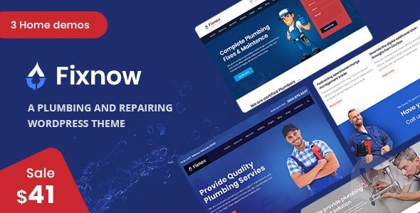 Fixnow v2.3 – 完美的水暖 WordPress 主题