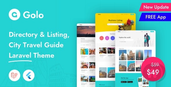 Golo v1.2.0 – Laravel 目录主题
