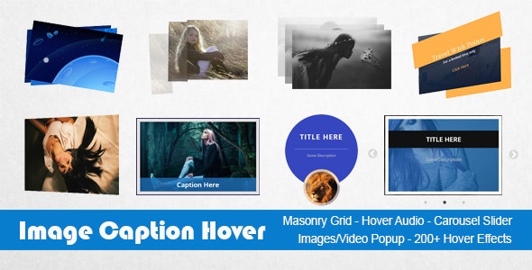 Image Caption Hover Pro v19.1（已汉化） – WordPress图片标题悬停插件