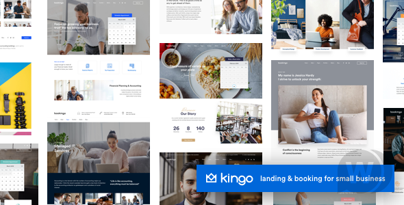 Kingo v2.6.9开心版（已汉化） – WordPress 小型企业预订模板