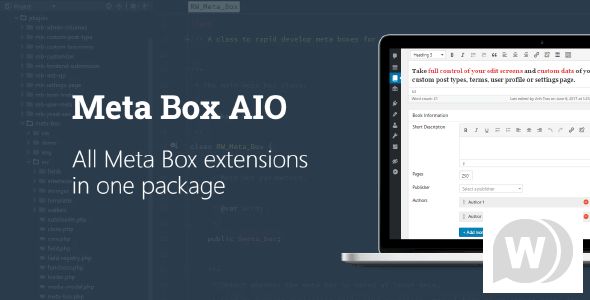 Meta Box AIO v1.31.0（已汉化） – WordPress 元框和自定义字段插件